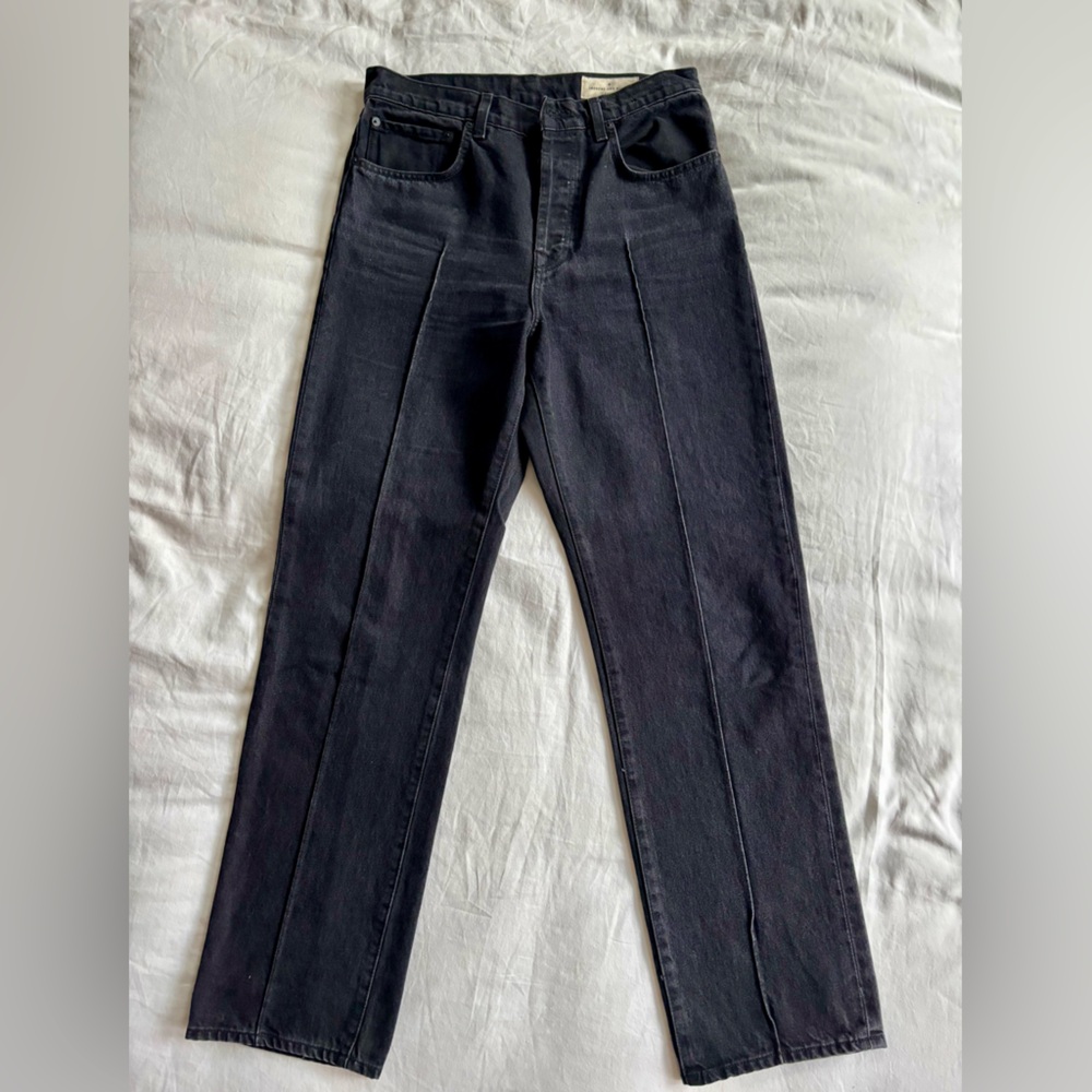 imogene + willie Wyatt Black Stone Women's Straight Leg Jeans